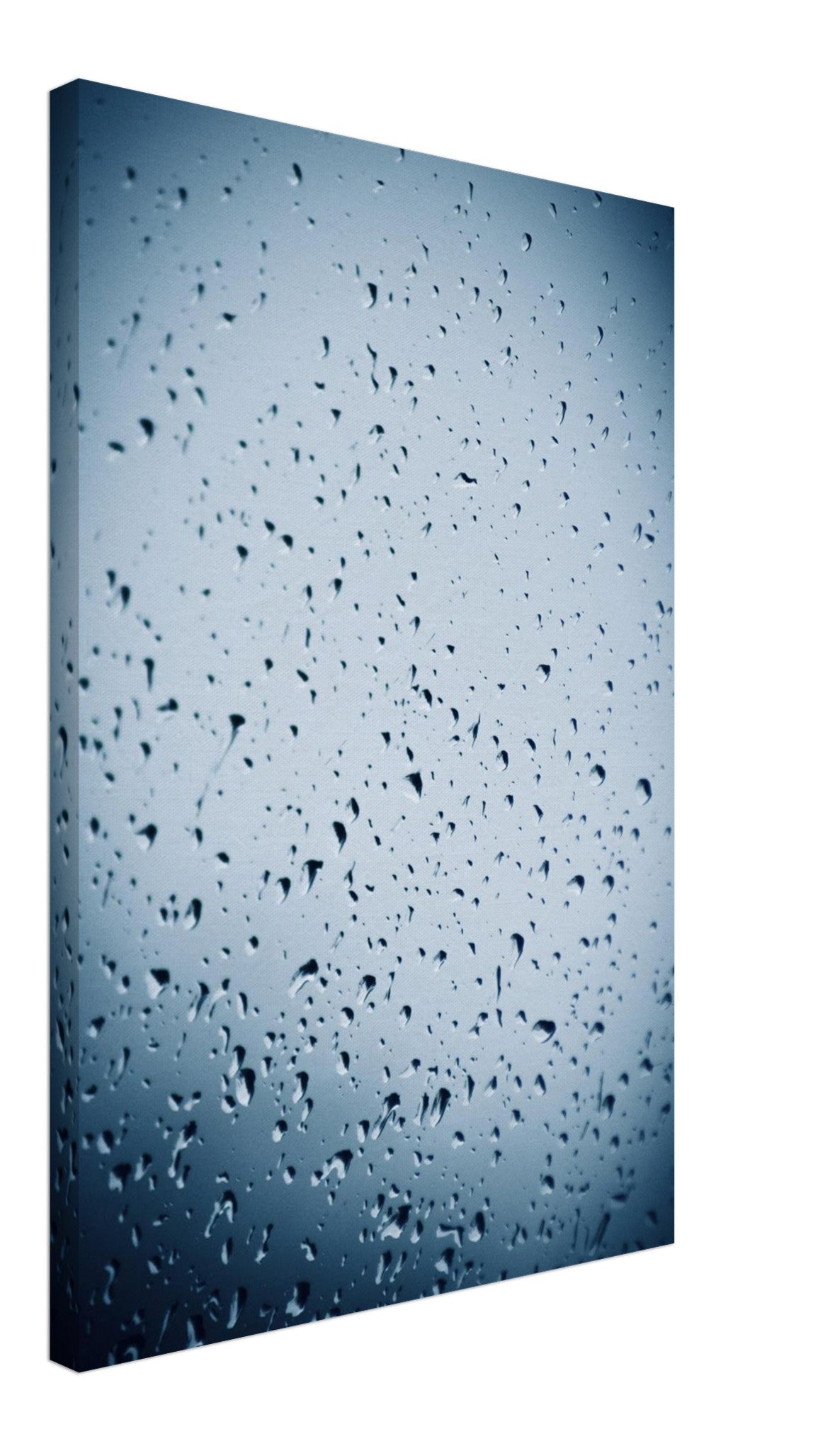 Silent Rainfall, close-up detail of the print showing paper texture and colour