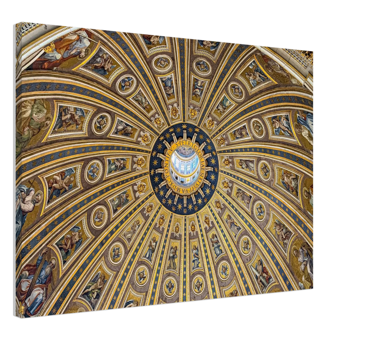 The Vatican Opel, shown at an angle to give a sense of depth and scale
