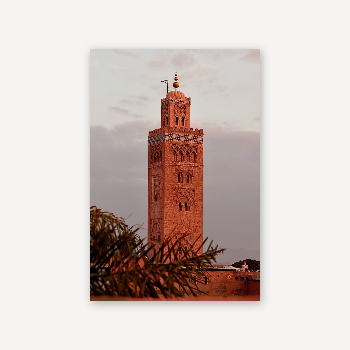 Marrakech Mosque Day — canvas print
