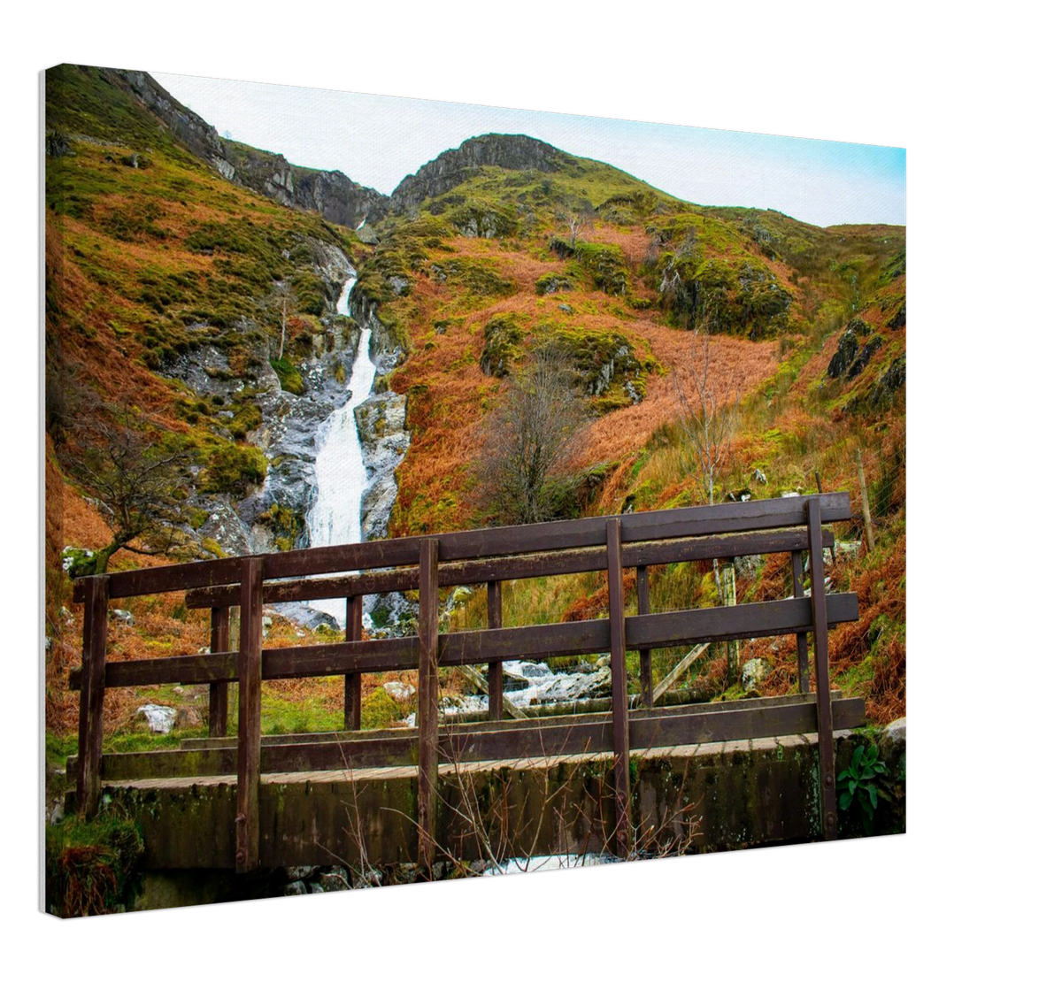 Bridge Over Water, shown at an angle to give a sense of depth and scale