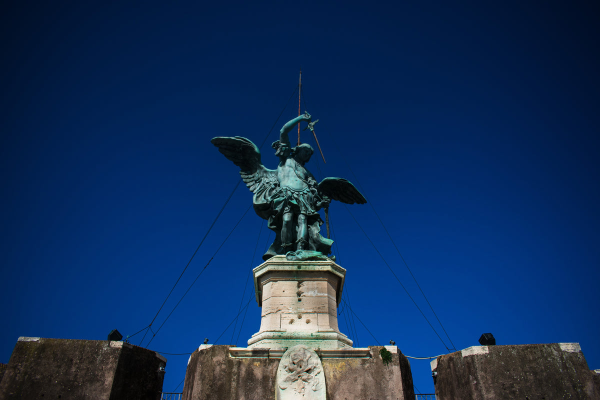 Pointing South, An old signpost against the sky, original fine-art photograph