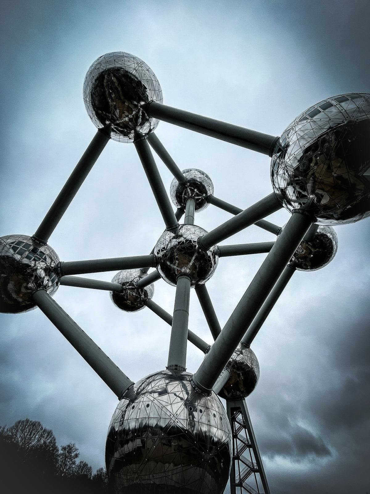 Belgium Atomium, The Atomium, Brussels, photographed in Brussels, original fine-art photograph