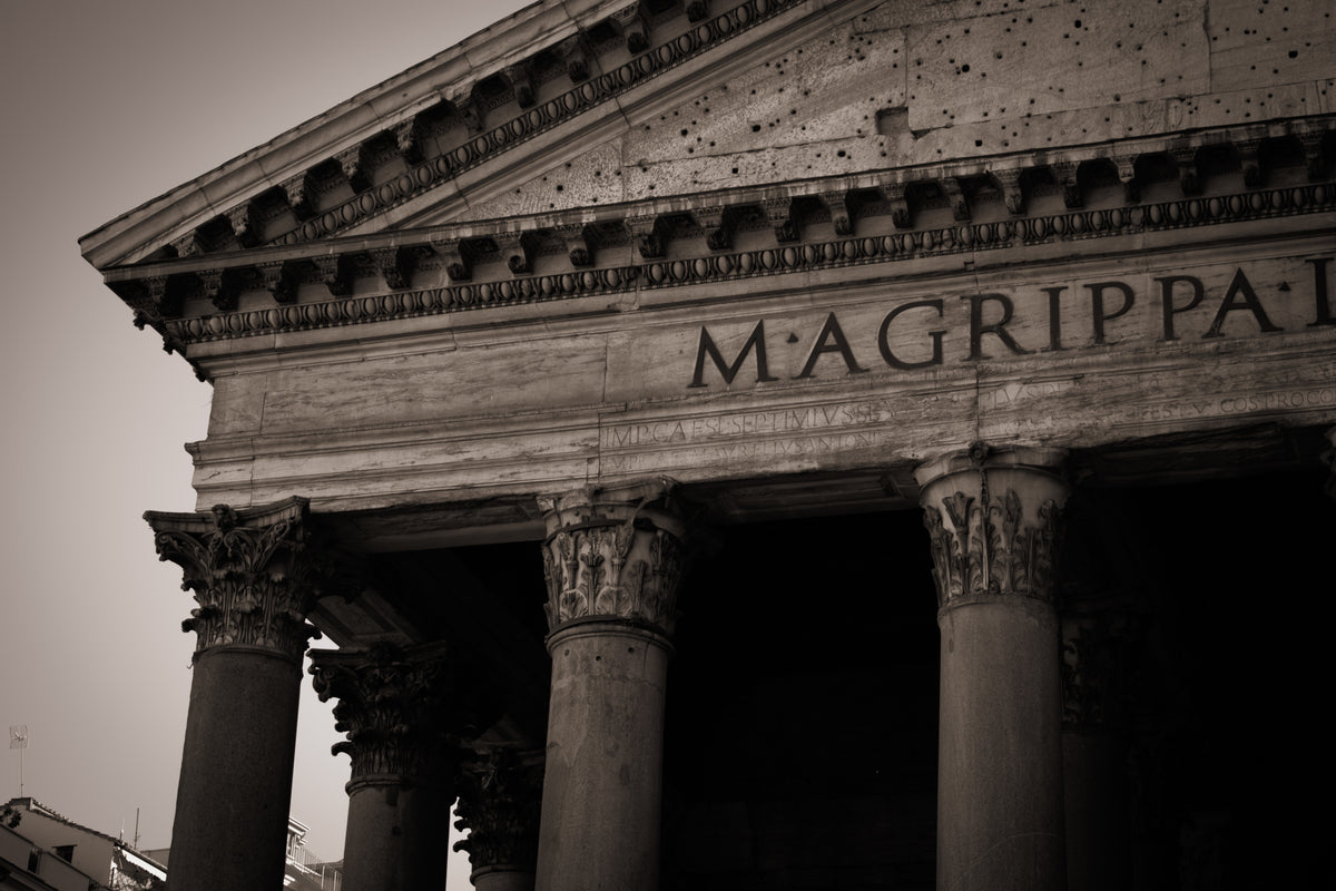 Romes Oldest Building, One of Rome's oldest buildings, photographed in Rome, original fine-art photograph