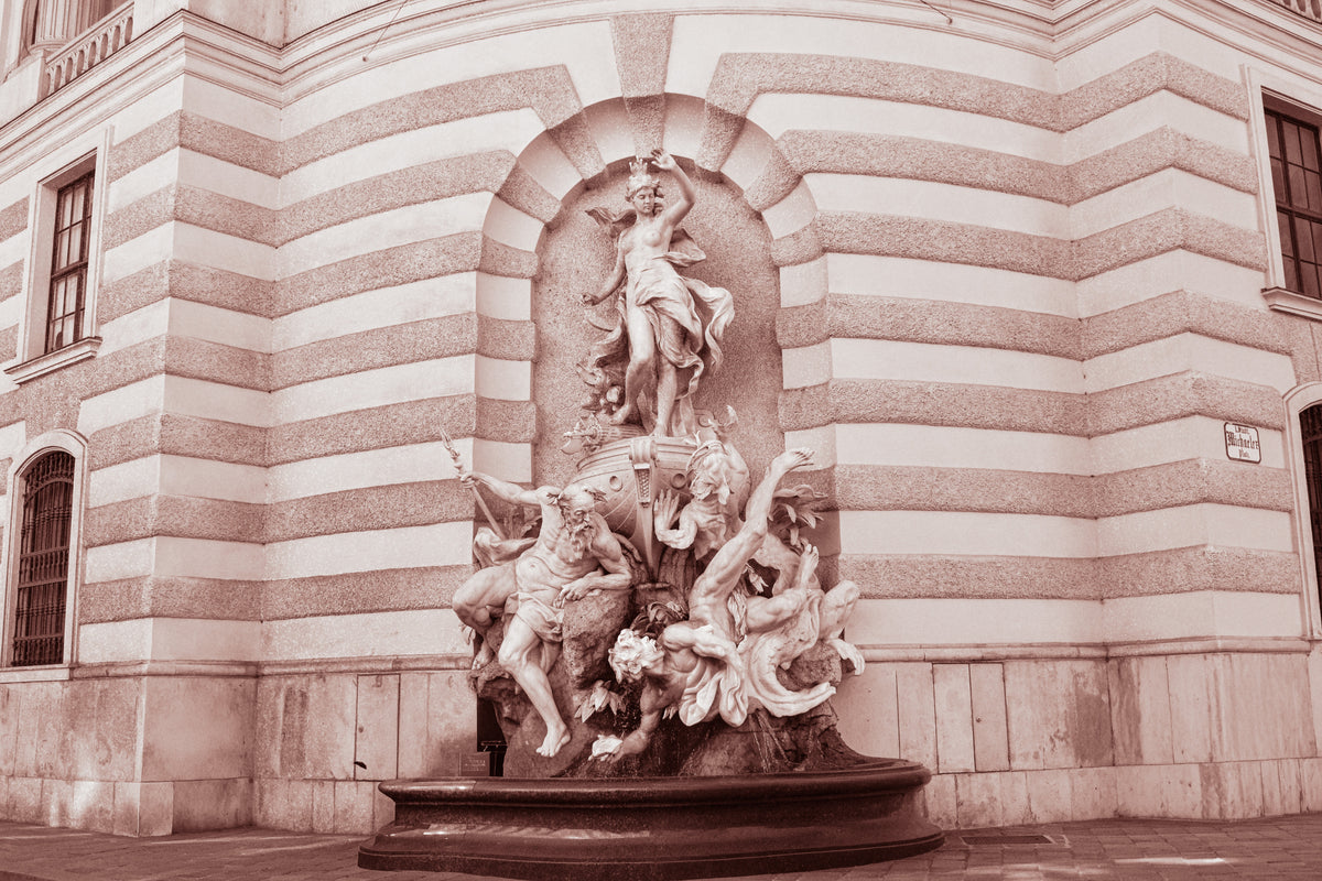 Centre Statuette, Classical statue detail, Rome, photographed in Rome, original fine-art photograph