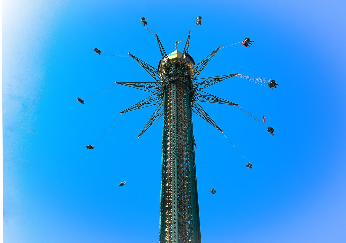 Viennese Ride, The Prater ferris wheel, Vienna, photographed in Vienna, original fine-art photograph