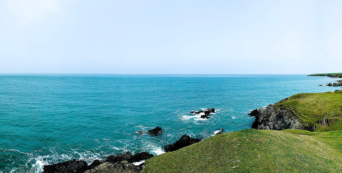 Coastal Colour, Colourful Welsh coastline, photographed in North Wales, original fine-art photograph