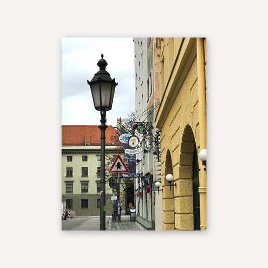 Munich Lamp — canvas print