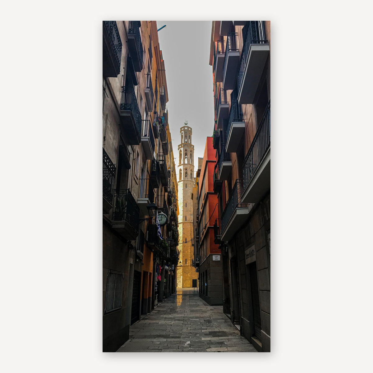 Barcelona Pillar — canvas print