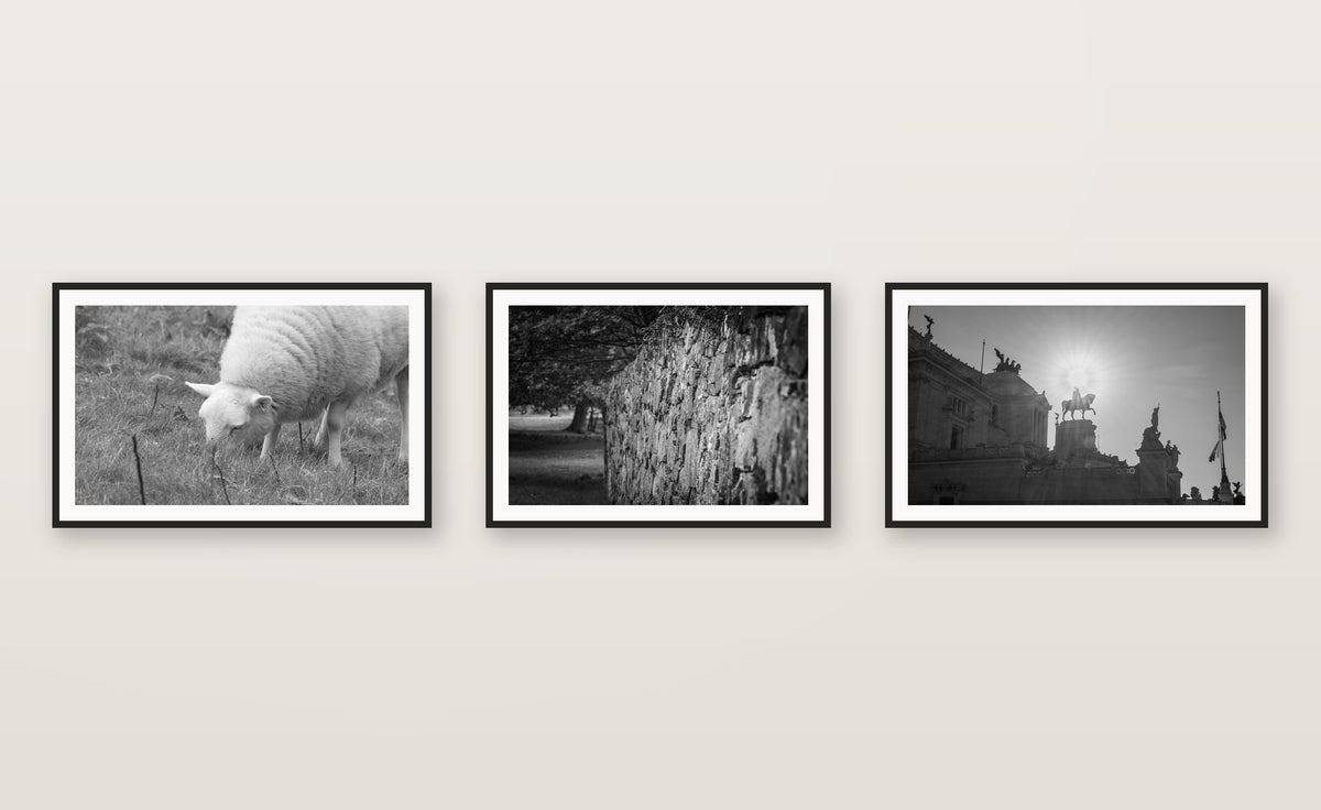 Shining Down On Him, part of a coordinated gallery-wall print set — gallery wall set