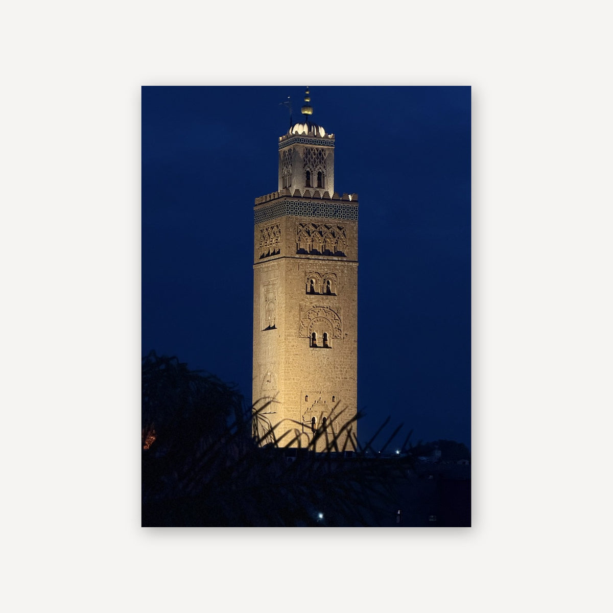 Marrakech Mosque — canvas print
