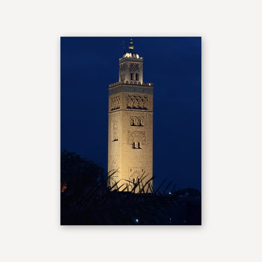 Marrakech Mosque — canvas print