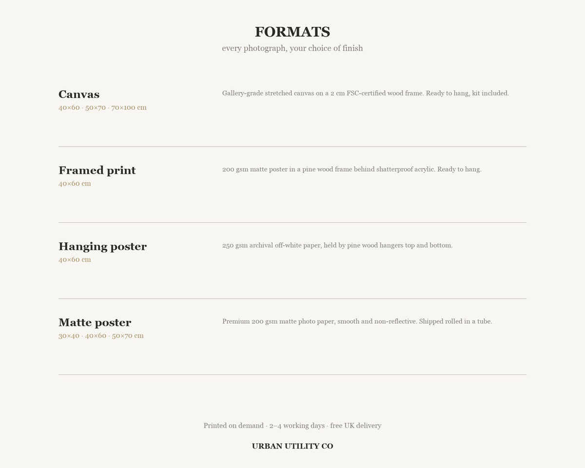Viennese Ride — formats
