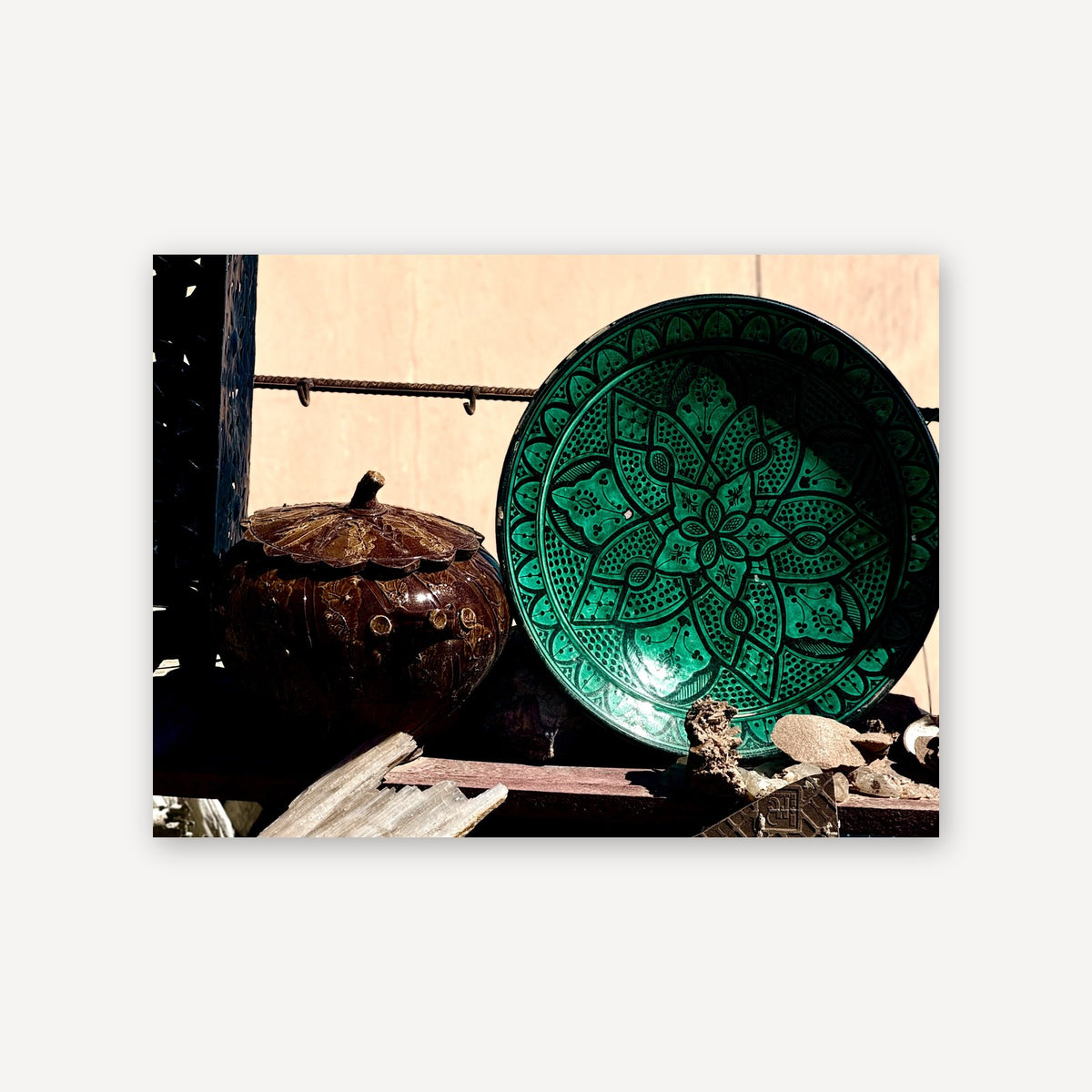 Ourazazate Plates — canvas print