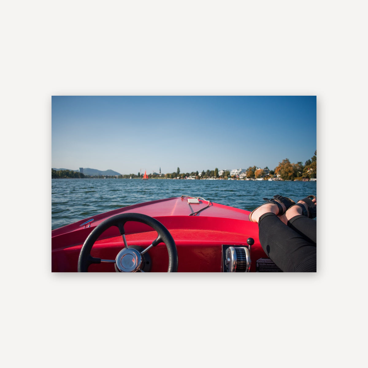 Danube Boat — canvas print