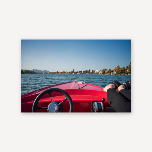 Danube Boat — canvas print