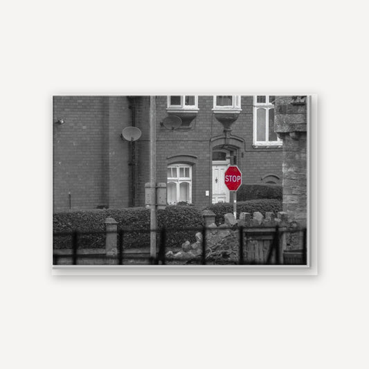 Red Stop — canvas print