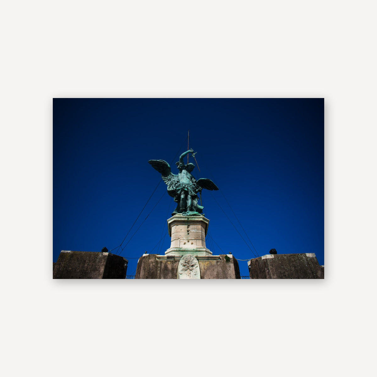 Pointing South — canvas print