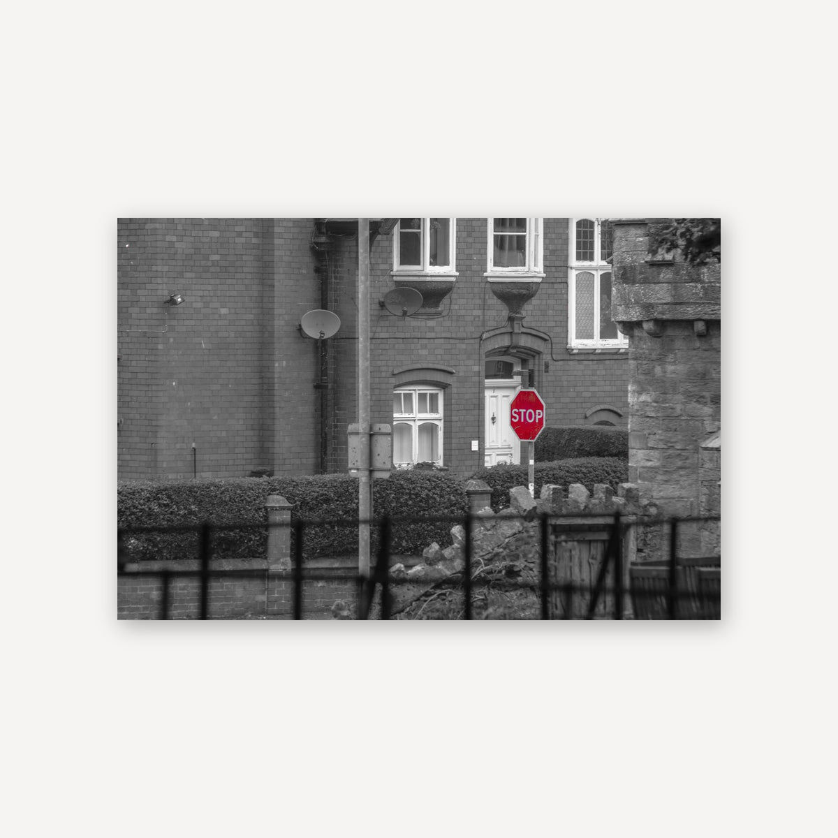 Stop — canvas print