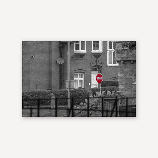 Stop — canvas print